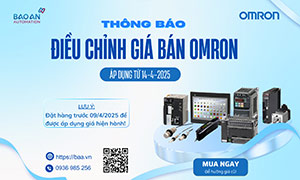 THÔNG BÁO THAY ĐỔI BẢNG GIÁ OMRON NĂM TÀI CHÍNH 2025